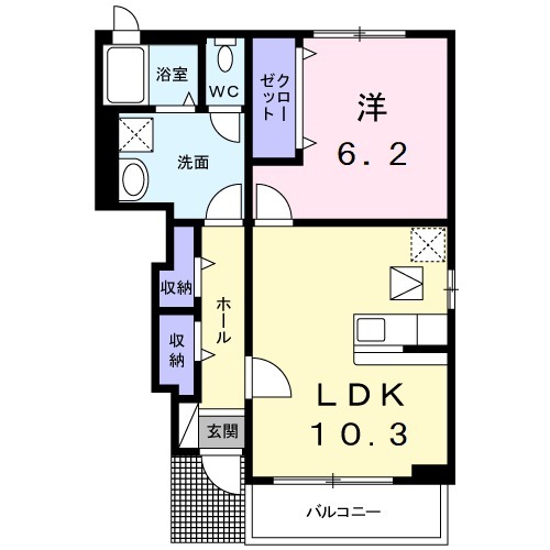 ウィズヒルⅡの間取り