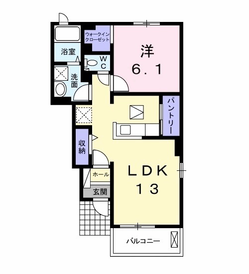 プランドールAの間取り