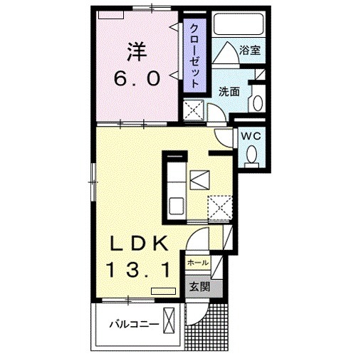 フォンテーヌⅡの間取り