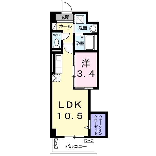 カーサ ベレタの間取り