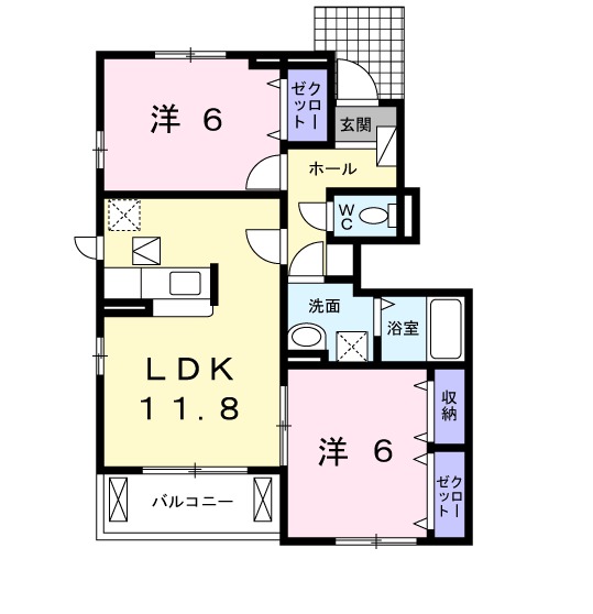 フェリーチェの間取り