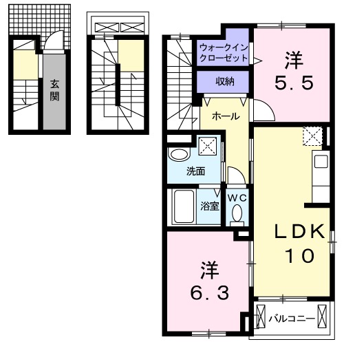 シュティルメゾンの間取り