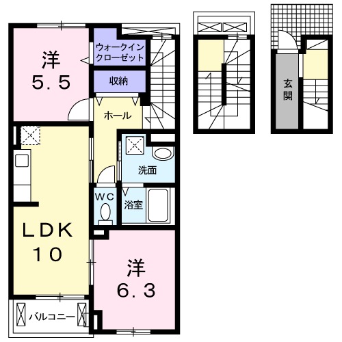 シュティルメゾンの間取り