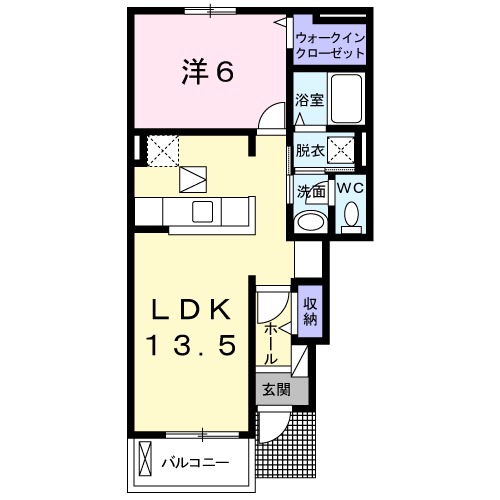 フレシールⅡの間取り