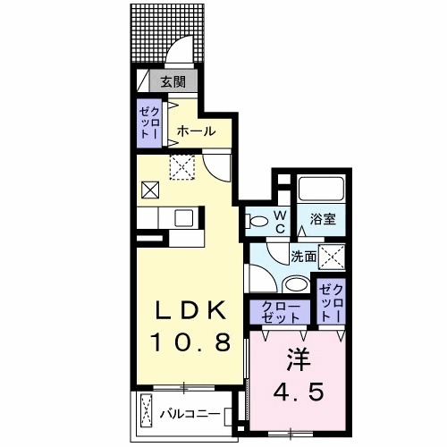 ビオーラ ミユキ Bの間取り