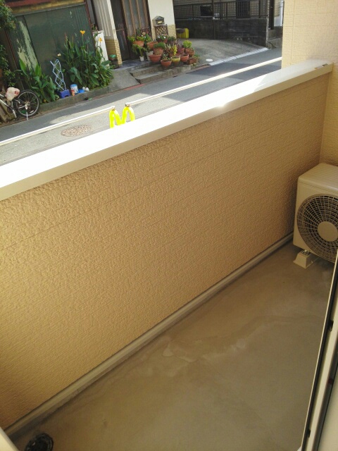 12/22 バルコニー