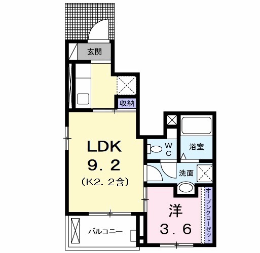 カーサ・ドマーニの間取り