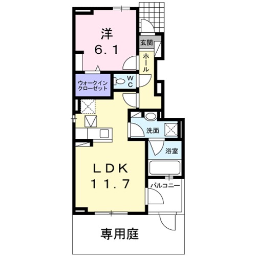 フローレンス Ⅱの間取り