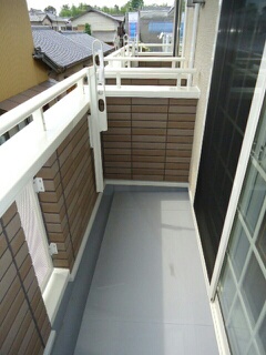 12/24 バルコニー