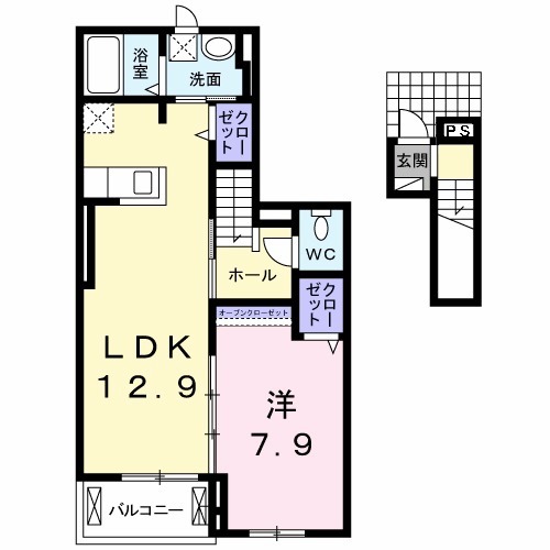 オルタンシアⅡの間取り