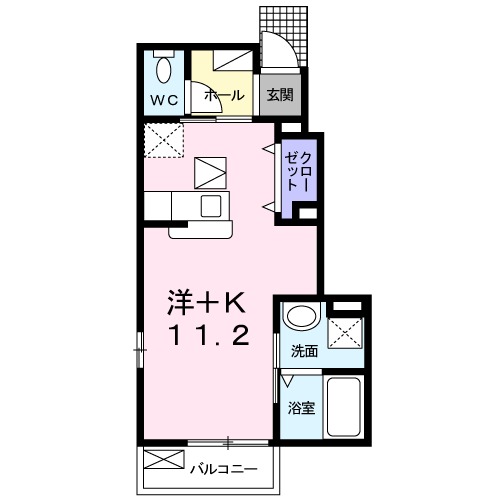 フラン コリーヌの間取り