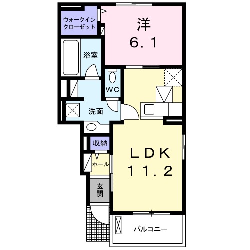 グランディールNの間取り