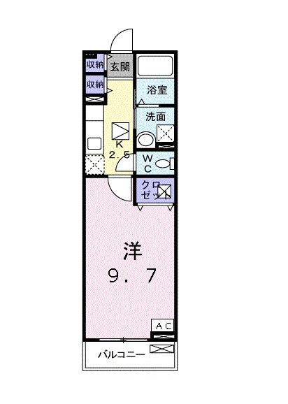 プラシードの間取り