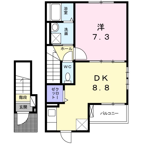 ラパン ノアールの間取り