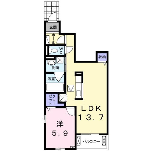 カーサおおたかの森の間取り
