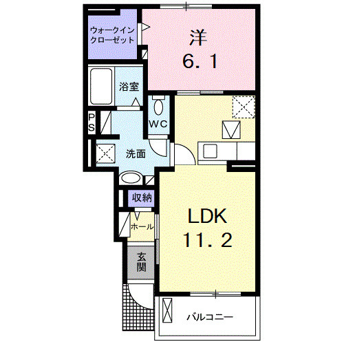 カーサ フェリーチェの間取り