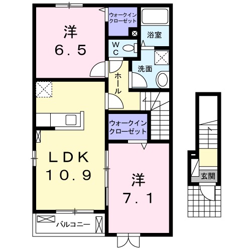 サウスヴァレーⅡの間取り