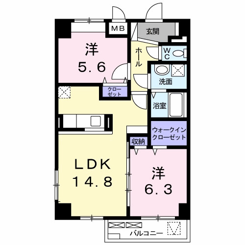 arietta(アリエッタ)の間取り