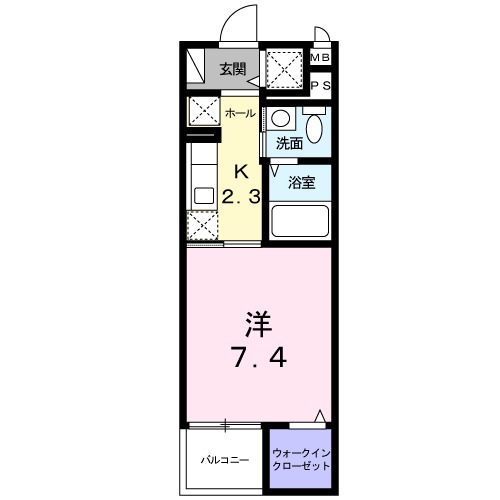 ラフレシールの間取り