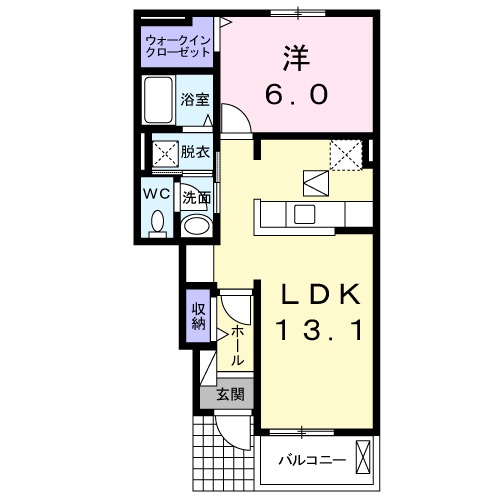 イーストⅠの間取り
