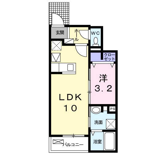 リッツ アグリスの間取り