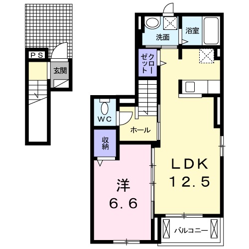 プラシードⅡの間取り