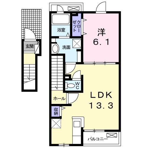 マグノリアの間取り