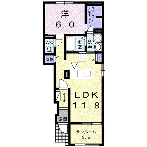 プレミアム・リゾートAの間取り