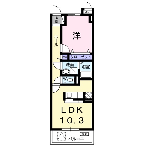 アルモニー・アビタシオンの間取り