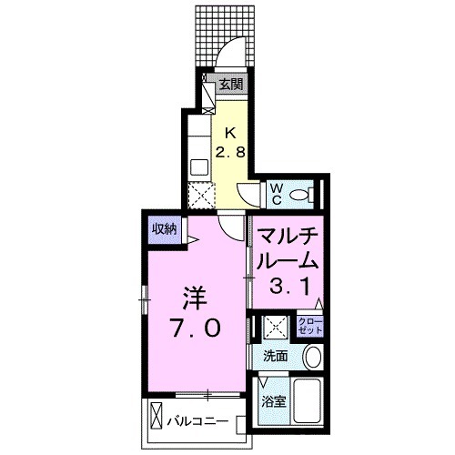 プライムタウンDの間取り