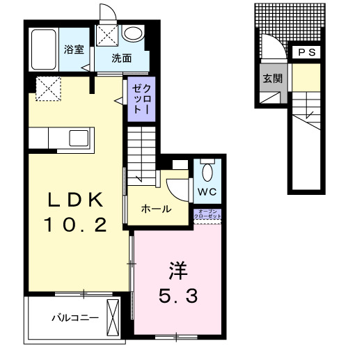 リュミエールメゾンの間取り