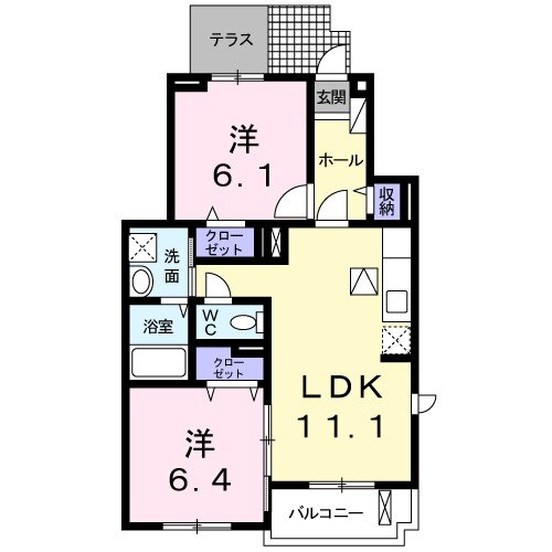 アルタイルⅠの間取り