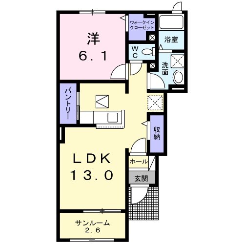 エスポワールⅢの間取り