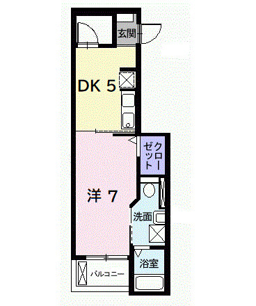 ベルメゾンの間取り