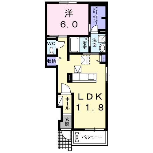 ベレッツァⅠの間取り