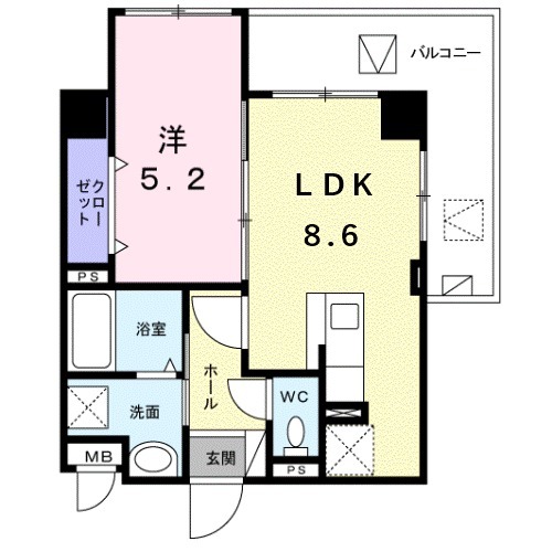 シャトーグランの間取り