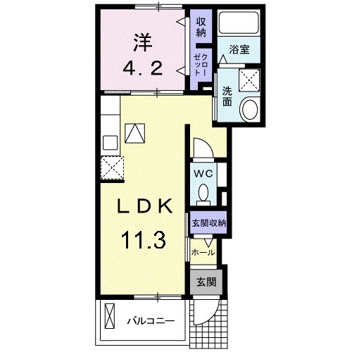 クリア リージョンDの間取り