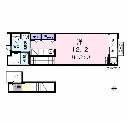 サン・ノーブルの間取り