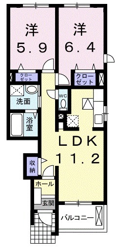 フレッシュ タウンの間取り