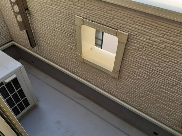 12/24 バルコニー