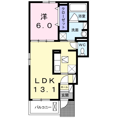 スイート レイの間取り