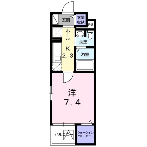 カームタウンの間取り