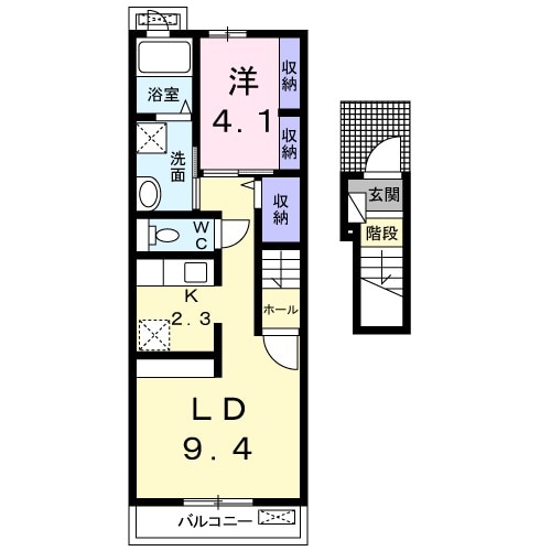 青波・K100の間取り