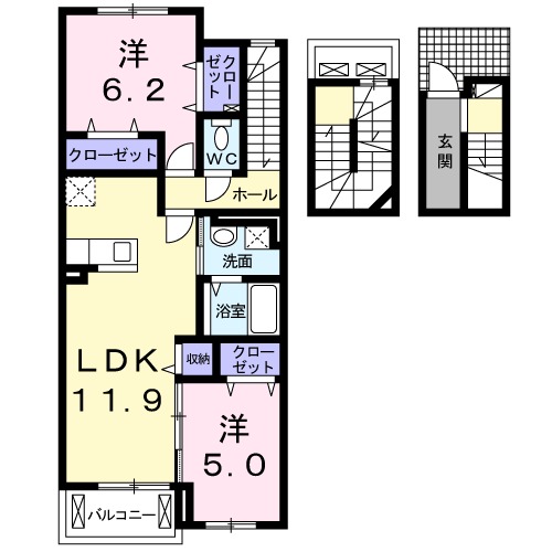 カーサ・ディスフルテの間取り
