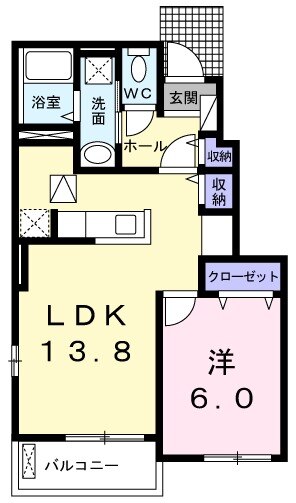 OrchardAの間取り