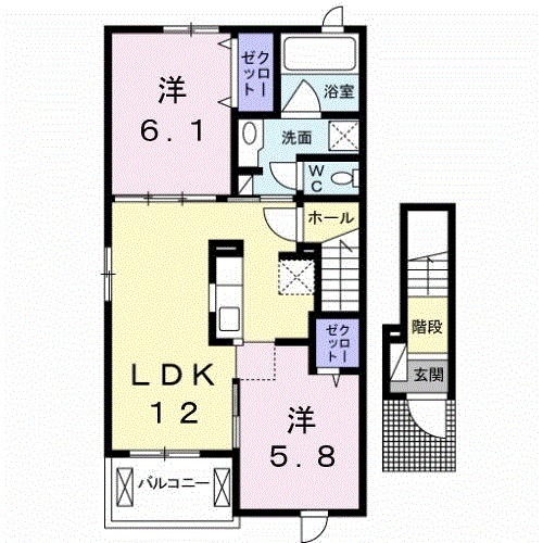 エスカーザの間取り