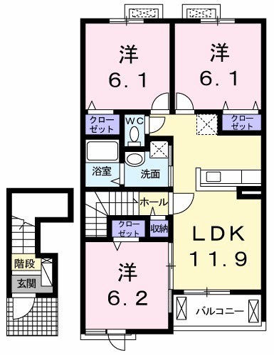 エスポワールの間取り