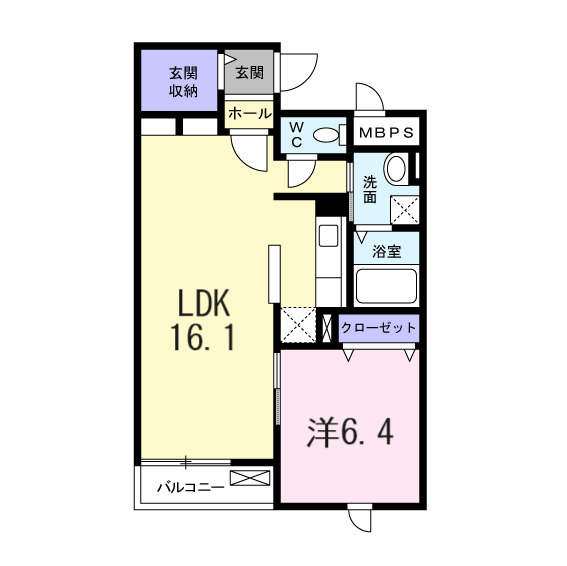 ラフレシール・ジュネスの間取り