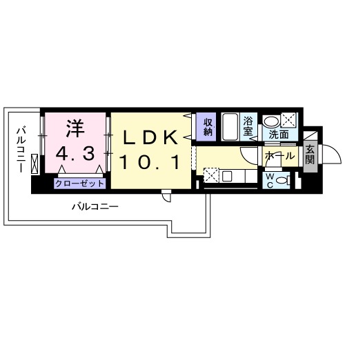 サンプラザ茨木の間取り