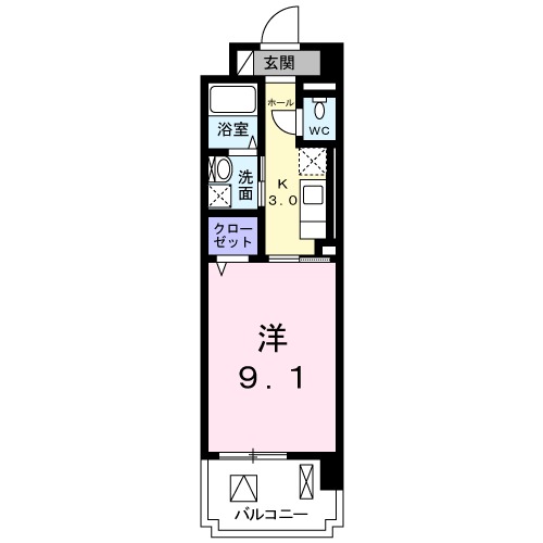 カーサ ソレアードの間取り